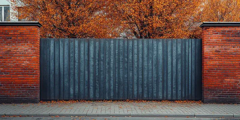 Metalowe ogrodzenie z Polski