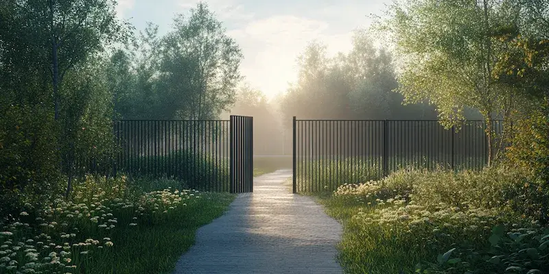 Stalowe ogrodzenie z Polski